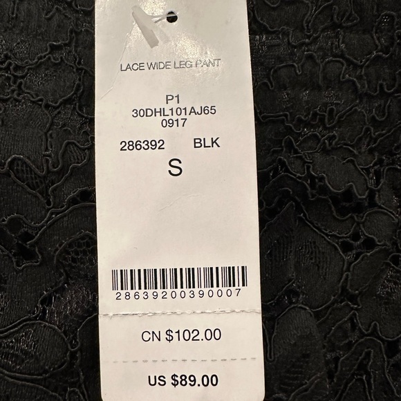 BEBE Black Lace Pants - Picture 6 of 7